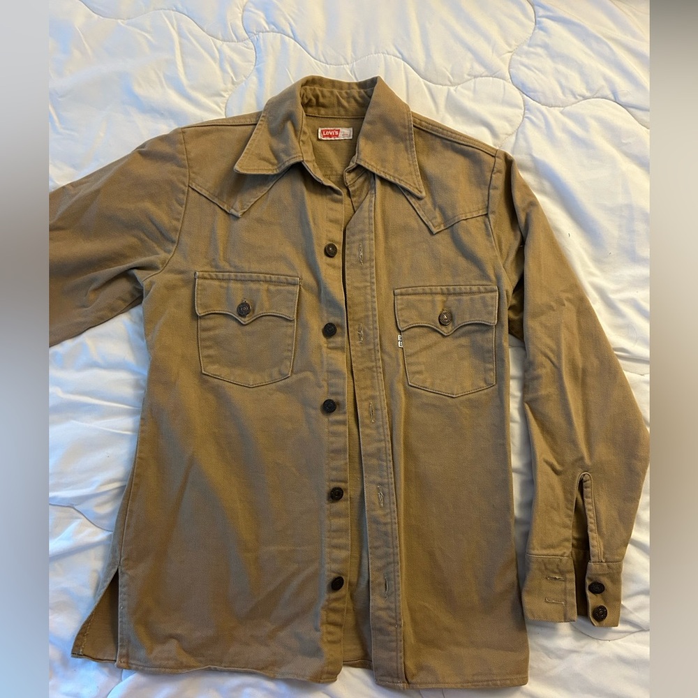 Vintage Brown Western Levi Jean Jacket